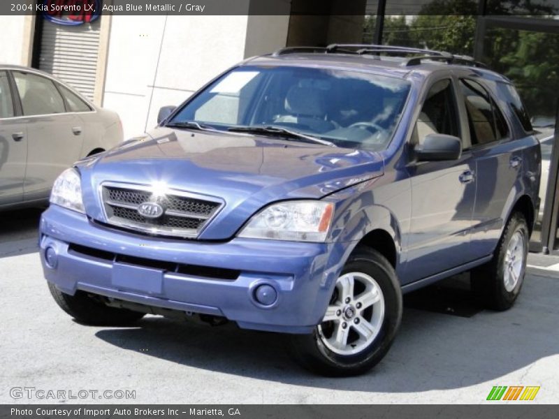Aqua Blue Metallic / Gray 2004 Kia Sorento LX
