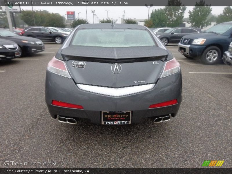 Polished Metal Metallic / Taupe 2010 Acura TL 3.7 SH-AWD Technology