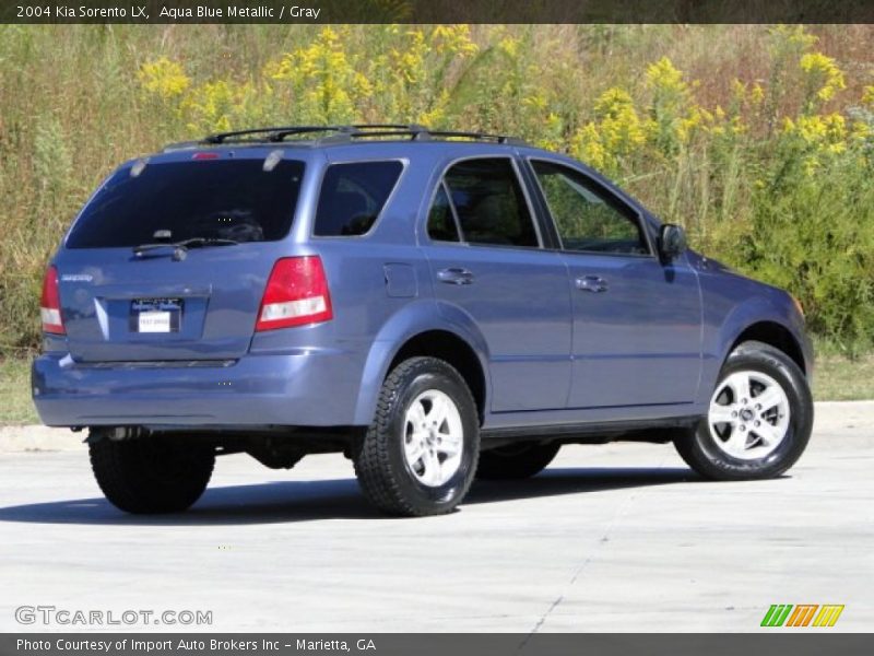 Aqua Blue Metallic / Gray 2004 Kia Sorento LX