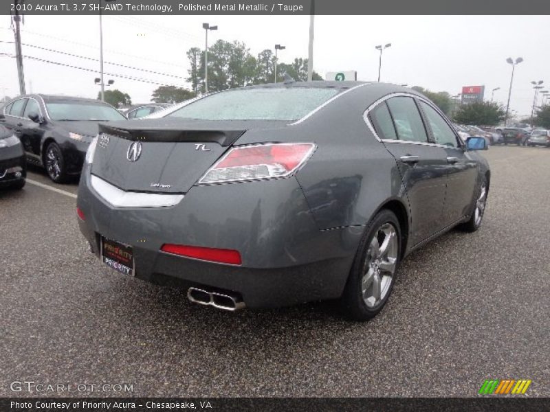Polished Metal Metallic / Taupe 2010 Acura TL 3.7 SH-AWD Technology