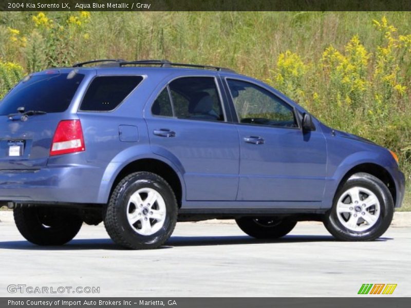 Aqua Blue Metallic / Gray 2004 Kia Sorento LX