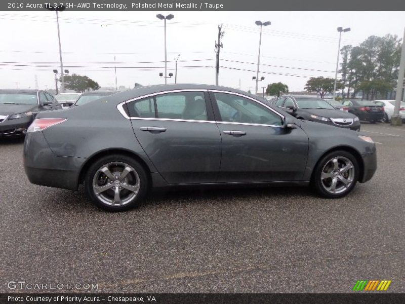 Polished Metal Metallic / Taupe 2010 Acura TL 3.7 SH-AWD Technology