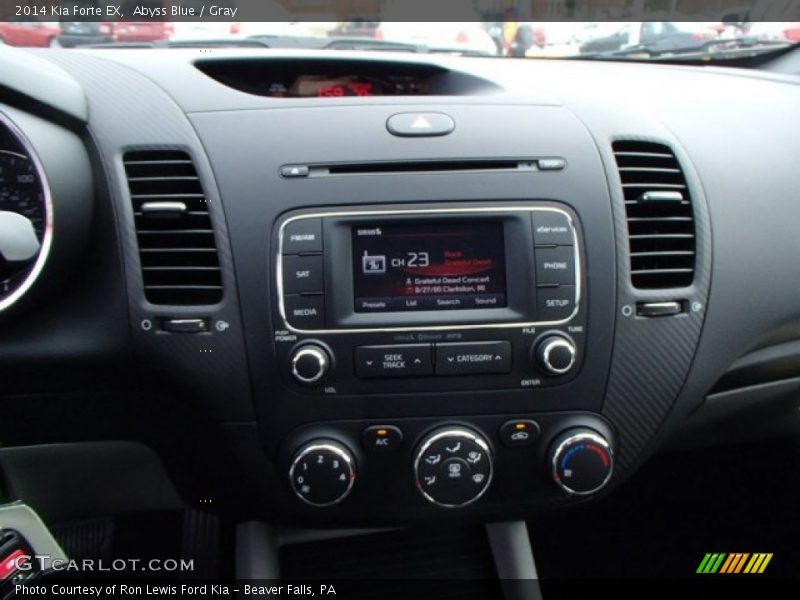 Abyss Blue / Gray 2014 Kia Forte EX