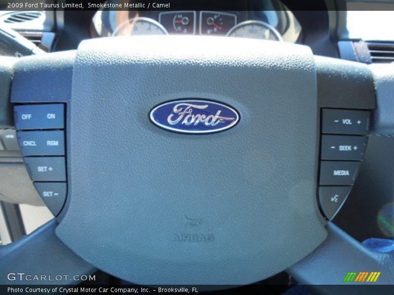 Smokestone Metallic / Camel 2009 Ford Taurus Limited