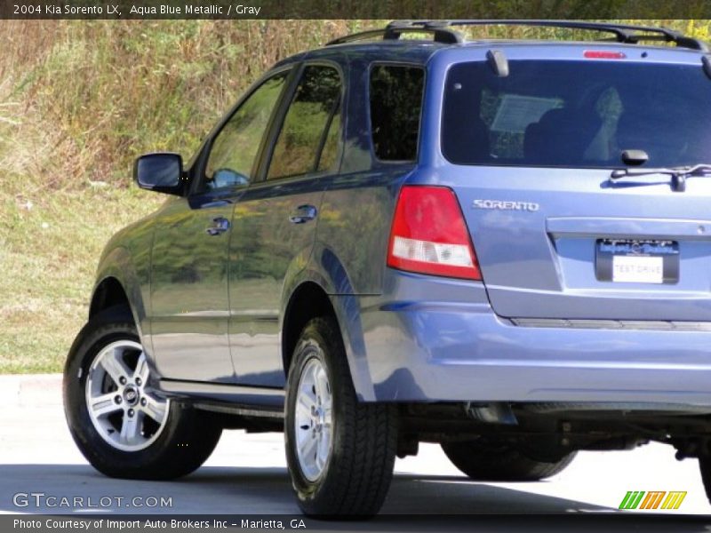 Aqua Blue Metallic / Gray 2004 Kia Sorento LX