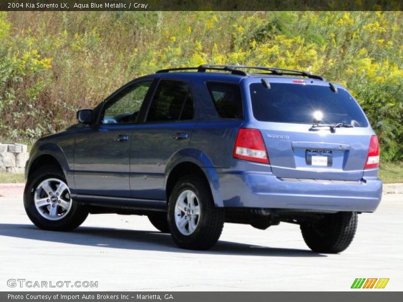 Aqua Blue Metallic / Gray 2004 Kia Sorento LX