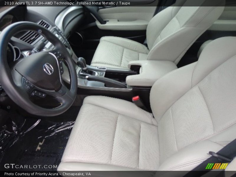 Polished Metal Metallic / Taupe 2010 Acura TL 3.7 SH-AWD Technology