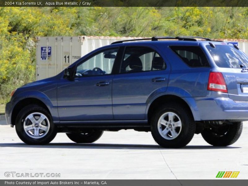 Aqua Blue Metallic / Gray 2004 Kia Sorento LX