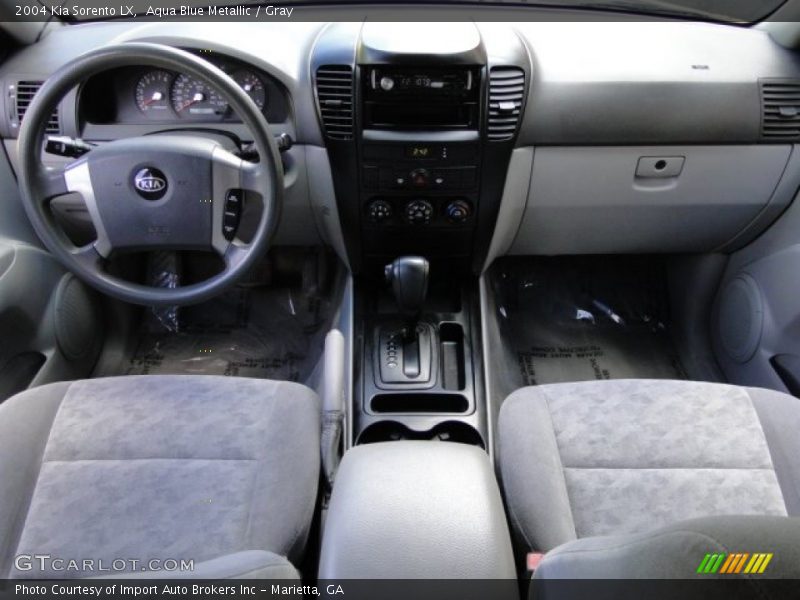 Aqua Blue Metallic / Gray 2004 Kia Sorento LX