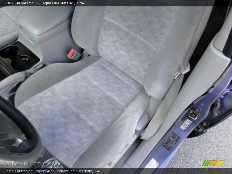 Aqua Blue Metallic / Gray 2004 Kia Sorento LX