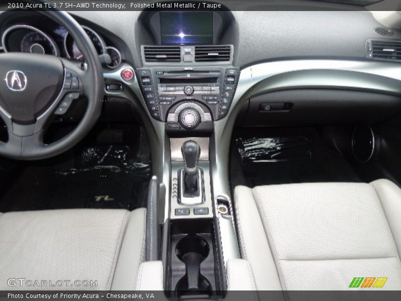 Polished Metal Metallic / Taupe 2010 Acura TL 3.7 SH-AWD Technology