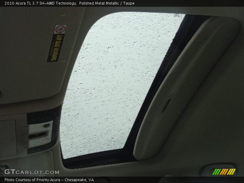 Polished Metal Metallic / Taupe 2010 Acura TL 3.7 SH-AWD Technology