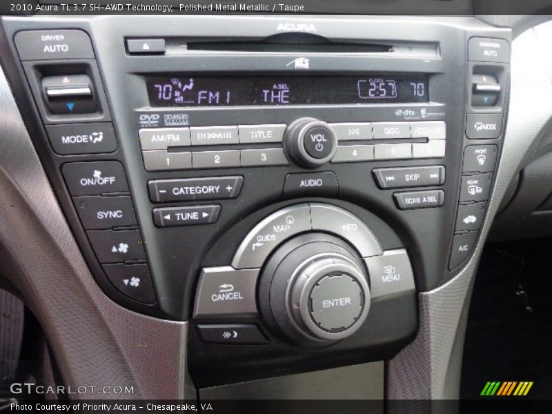 Polished Metal Metallic / Taupe 2010 Acura TL 3.7 SH-AWD Technology