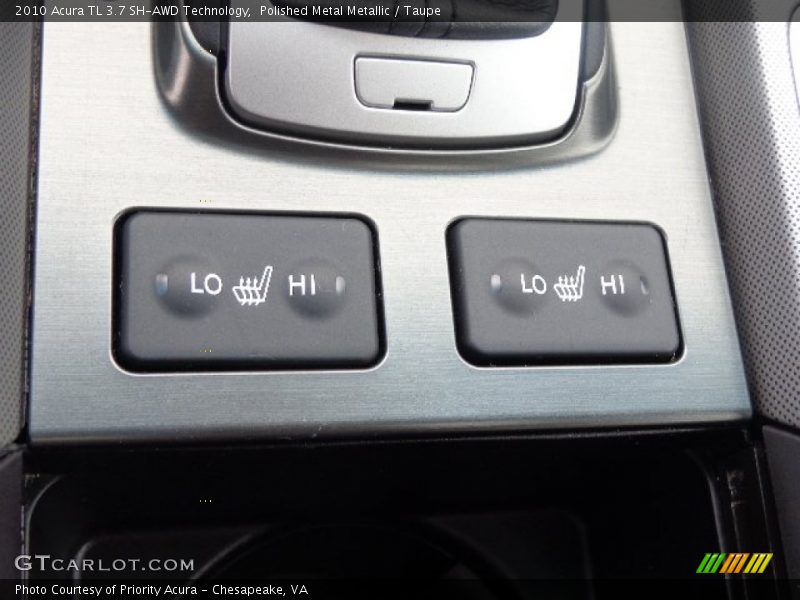 Polished Metal Metallic / Taupe 2010 Acura TL 3.7 SH-AWD Technology