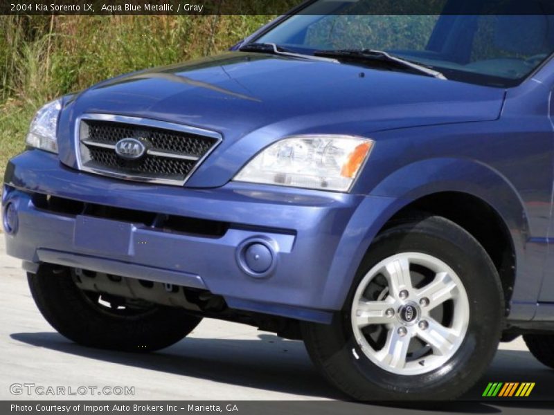 Aqua Blue Metallic / Gray 2004 Kia Sorento LX
