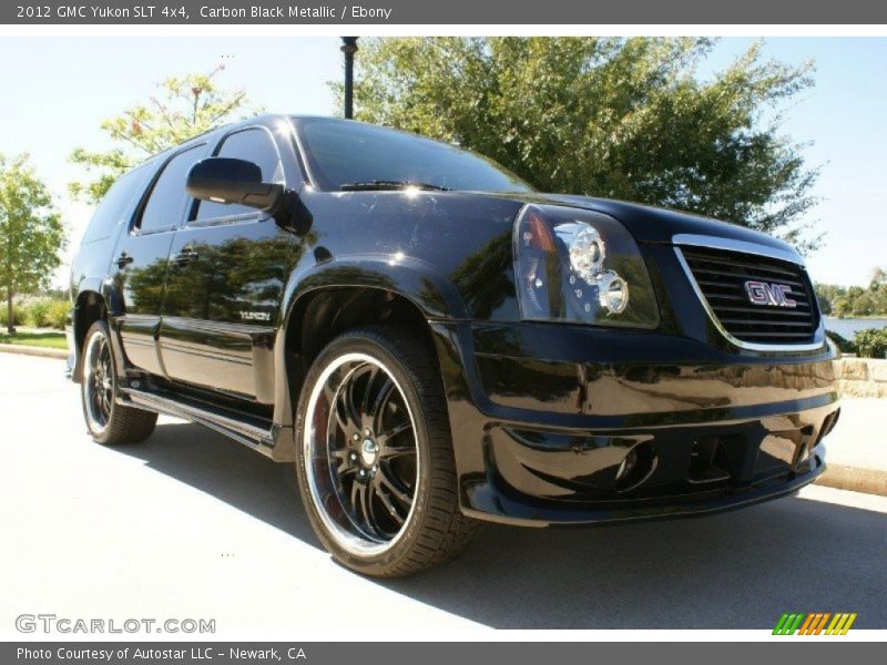 Carbon Black Metallic / Ebony 2012 GMC Yukon SLT 4x4