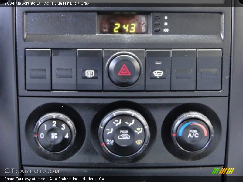 Aqua Blue Metallic / Gray 2004 Kia Sorento LX