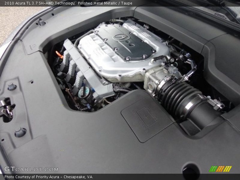 Polished Metal Metallic / Taupe 2010 Acura TL 3.7 SH-AWD Technology