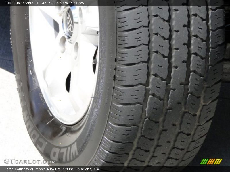 Aqua Blue Metallic / Gray 2004 Kia Sorento LX