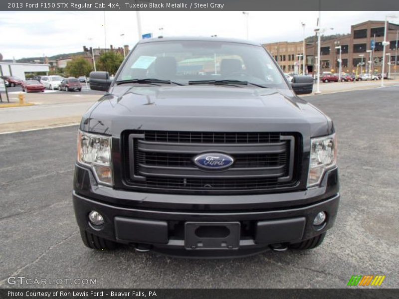 Tuxedo Black Metallic / Steel Gray 2013 Ford F150 STX Regular Cab 4x4