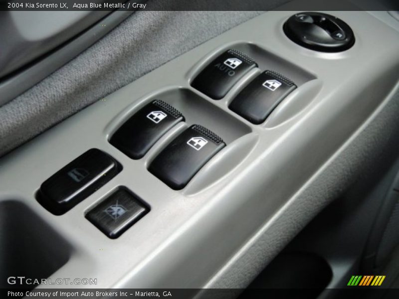 Aqua Blue Metallic / Gray 2004 Kia Sorento LX