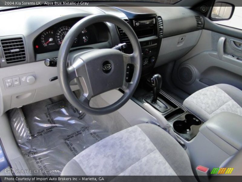 Aqua Blue Metallic / Gray 2004 Kia Sorento LX