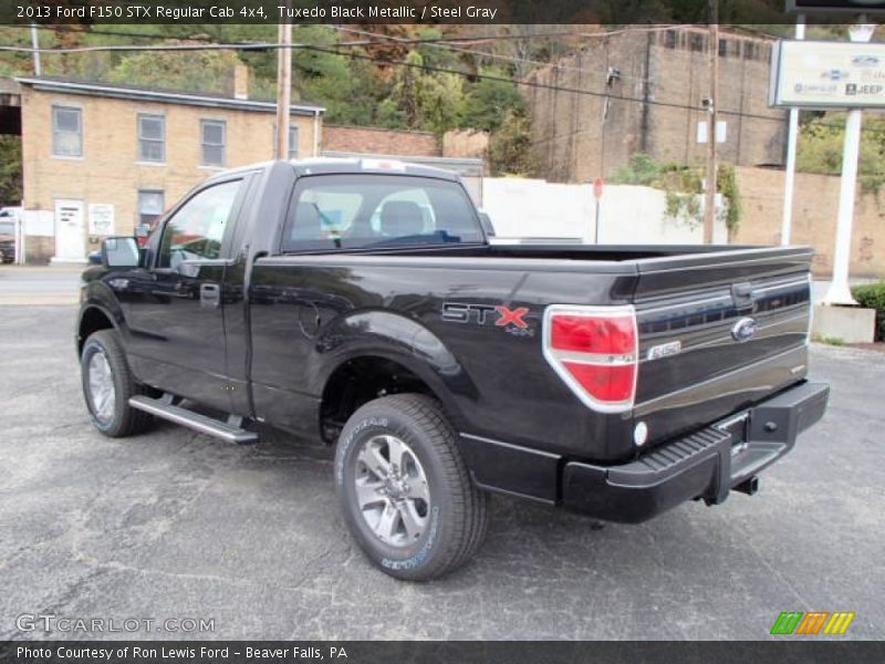 Tuxedo Black Metallic / Steel Gray 2013 Ford F150 STX Regular Cab 4x4