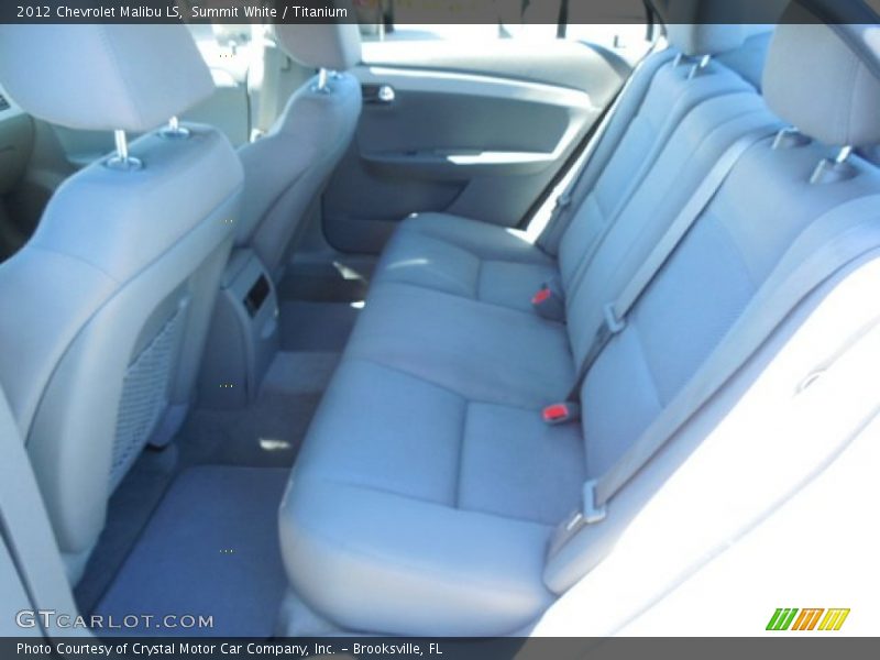 Summit White / Titanium 2012 Chevrolet Malibu LS