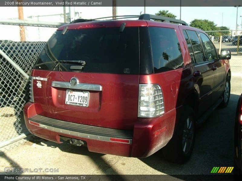 Vivid Red Metallic / Camel 2008 Mercury Mountaineer