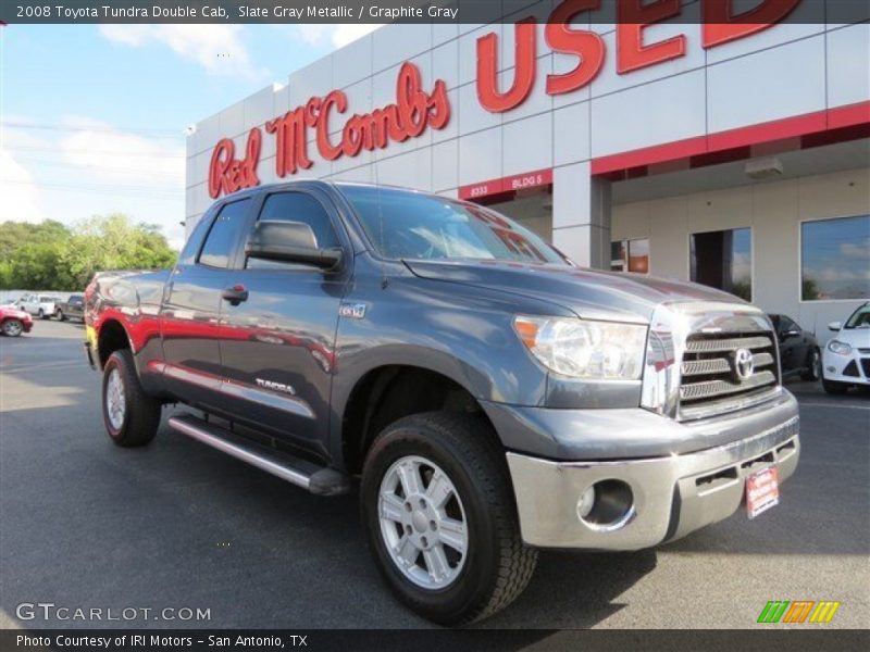 Slate Gray Metallic / Graphite Gray 2008 Toyota Tundra Double Cab