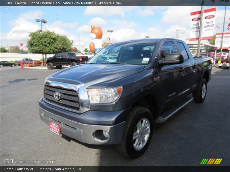 Slate Gray Metallic / Graphite Gray 2008 Toyota Tundra Double Cab