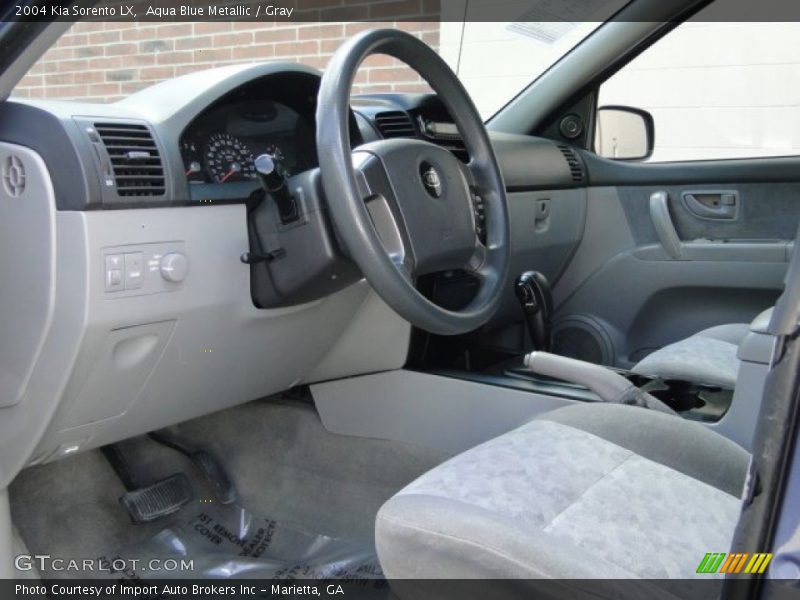 Aqua Blue Metallic / Gray 2004 Kia Sorento LX