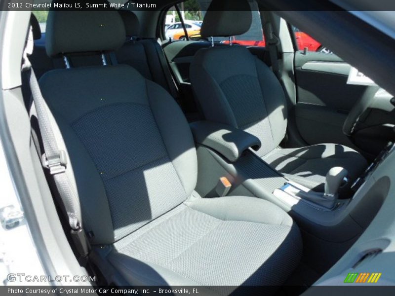 Summit White / Titanium 2012 Chevrolet Malibu LS