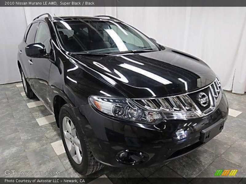 Super Black / Black 2010 Nissan Murano LE AWD