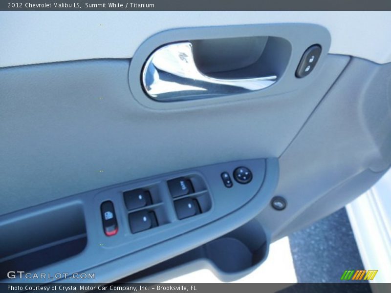 Summit White / Titanium 2012 Chevrolet Malibu LS