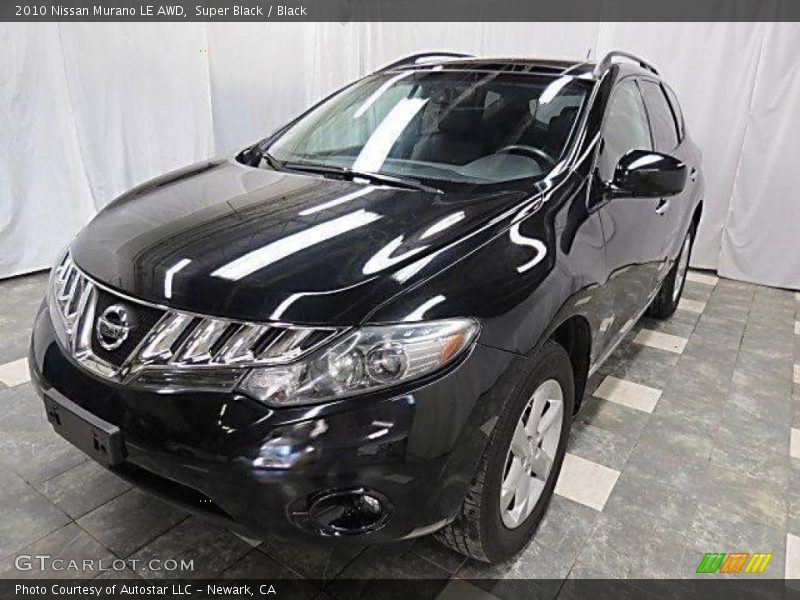 Super Black / Black 2010 Nissan Murano LE AWD