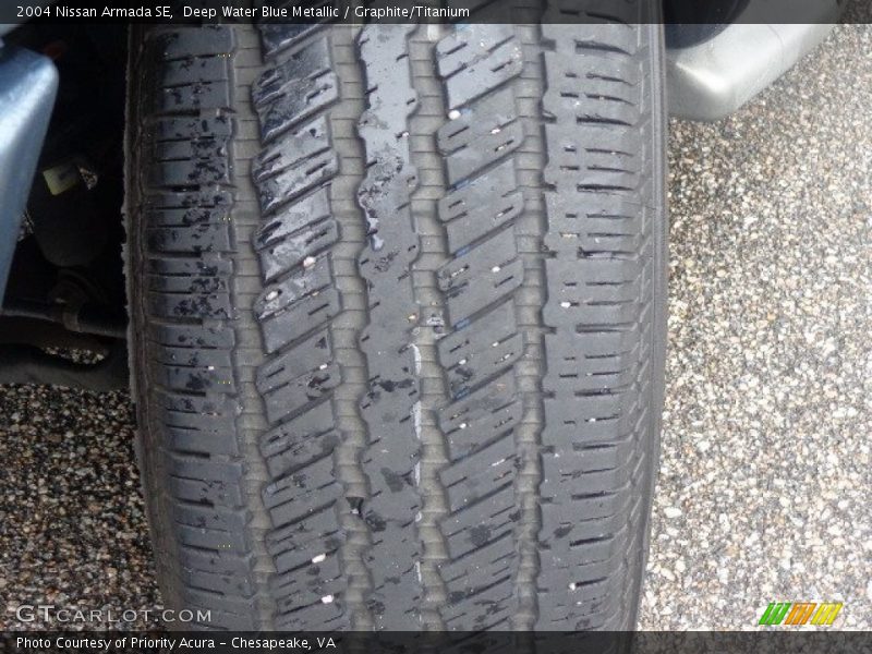 Deep Water Blue Metallic / Graphite/Titanium 2004 Nissan Armada SE