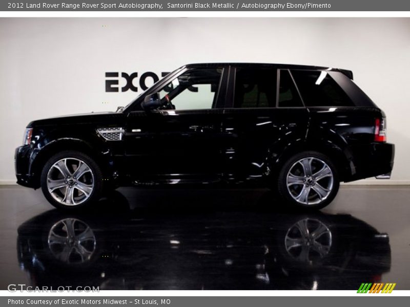 Santorini Black Metallic / Autobiography Ebony/Pimento 2012 Land Rover Range Rover Sport Autobiography