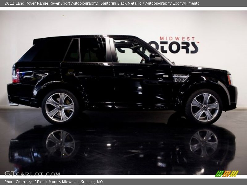 Santorini Black Metallic / Autobiography Ebony/Pimento 2012 Land Rover Range Rover Sport Autobiography