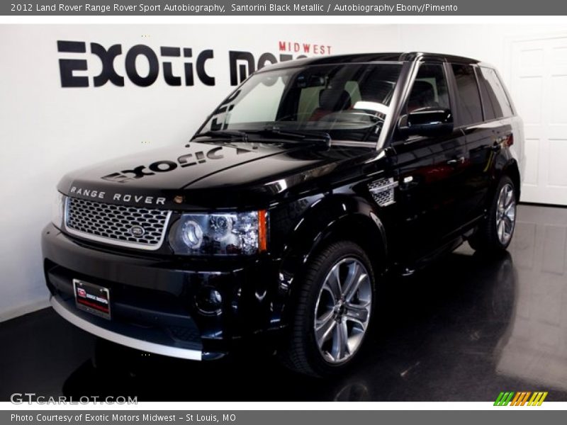 Santorini Black Metallic / Autobiography Ebony/Pimento 2012 Land Rover Range Rover Sport Autobiography