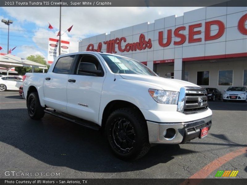 Super White / Graphite 2013 Toyota Tundra TSS CrewMax