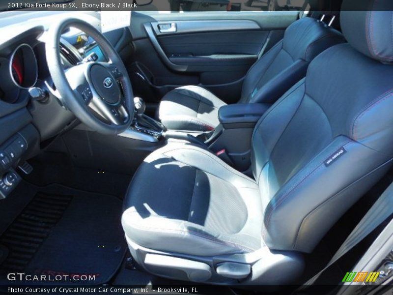 Ebony Black / Black 2012 Kia Forte Koup SX