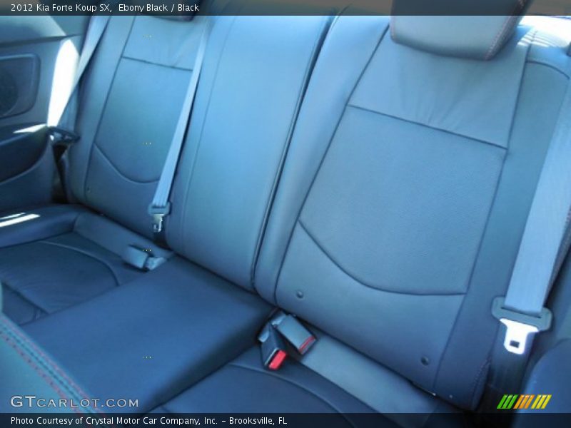 Ebony Black / Black 2012 Kia Forte Koup SX