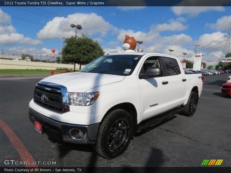 Super White / Graphite 2013 Toyota Tundra TSS CrewMax