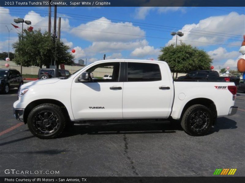 Super White / Graphite 2013 Toyota Tundra TSS CrewMax