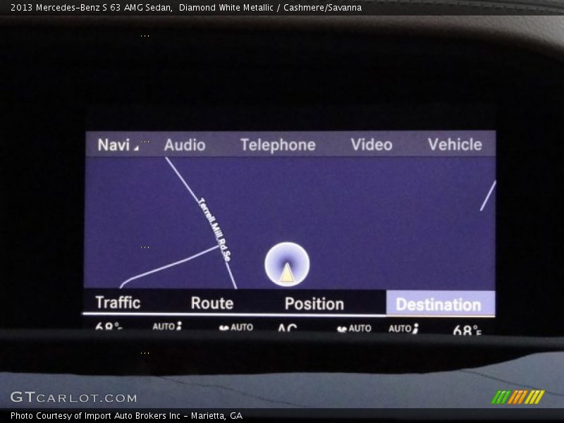 Diamond White Metallic / Cashmere/Savanna 2013 Mercedes-Benz S 63 AMG Sedan