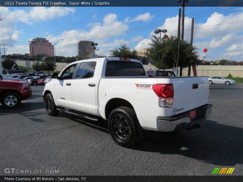 Super White / Graphite 2013 Toyota Tundra TSS CrewMax