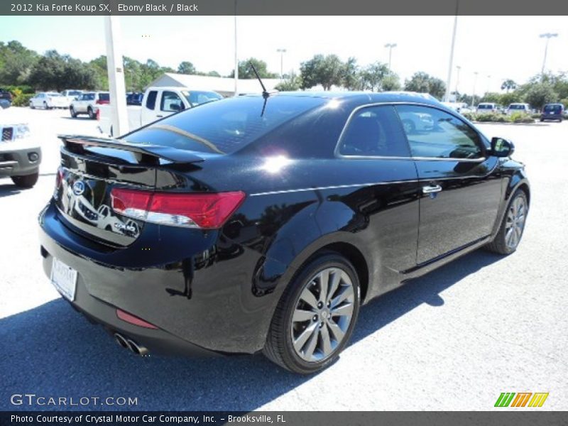 Ebony Black / Black 2012 Kia Forte Koup SX
