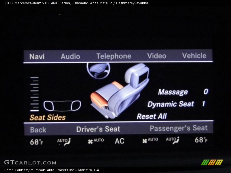 Diamond White Metallic / Cashmere/Savanna 2013 Mercedes-Benz S 63 AMG Sedan