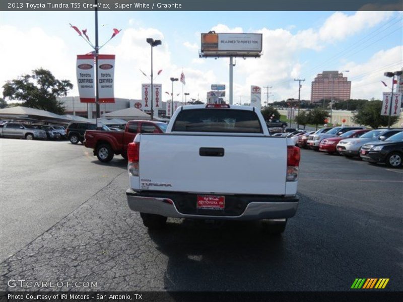Super White / Graphite 2013 Toyota Tundra TSS CrewMax